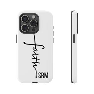 Christian Tough Phone Case, Personalized Faith Phone Case, Custom iPhone Case,Christian Gifts,Uplifting Gifts,Spiritual Gifts,Religious Gift image 4