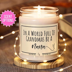 Nana Candle, Nana Gifts, Grandmother Gifts, Christmas Gift, Birthday Gift, Gift for Her, Funny Gift, Funny Candle, Gift from Grandkids