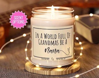 Nana Kerze, Nana Geschenke, Großmutter Geschenke, Weihnachtsgeschenk, Geburtstagsgeschenk, Geschenk für Sie, lustiges Geschenk, lustige Kerze, Geschenk von Enkelkinder