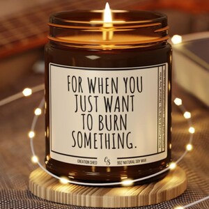 Funny Candle Gift for Friend, Christmas Gift for Friend, BFF Gift, Friend Birthday Gift, Friendsgiving Gift, Friendship is like this Candle image 2