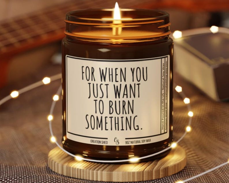 Funny Candle Gift for Friend, Christmas Gift for Friend, BFF Gift, Friend Birthday Gift, Friendsgiving Gift, Friendship is like this Candle image 2
