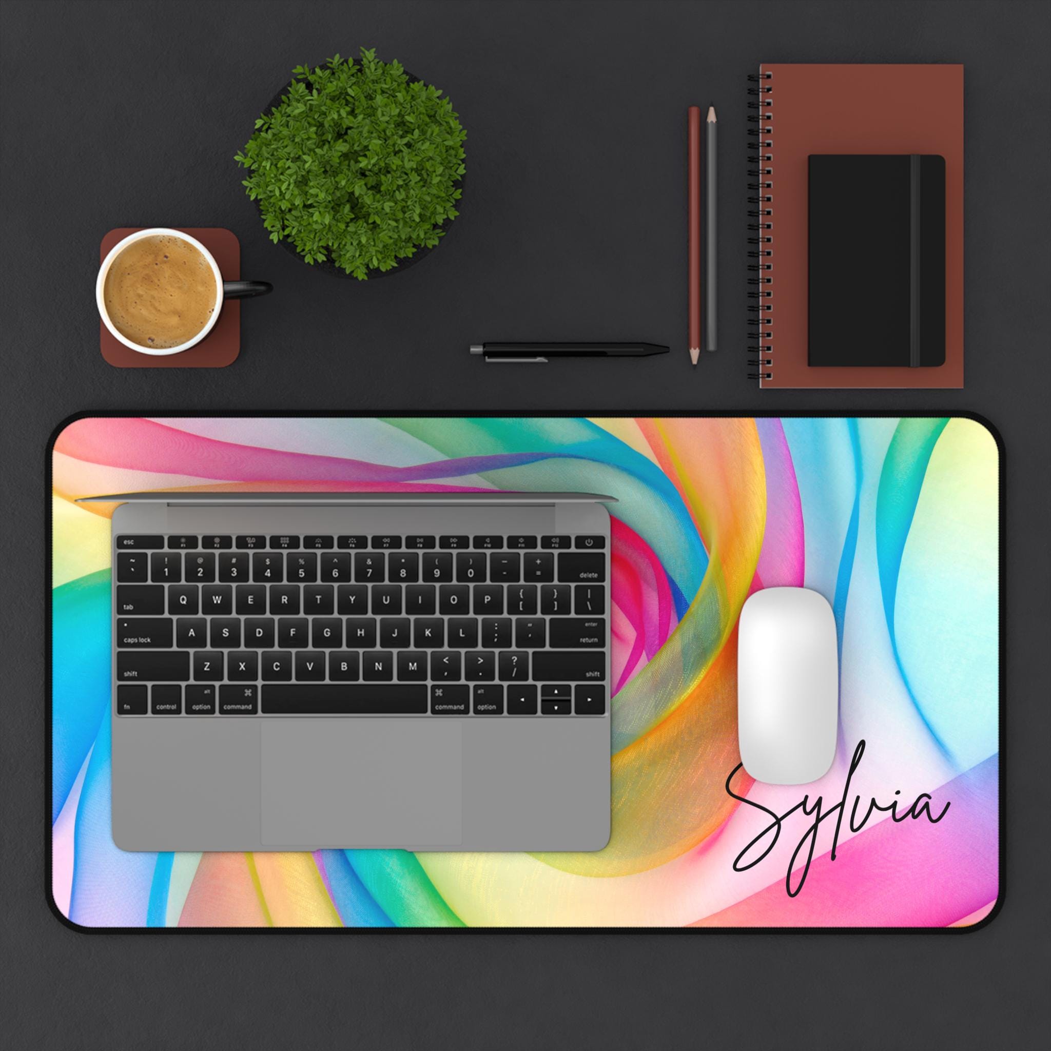 Personalized Desk Mat Mousepad With Name, Custom Large Desktop Mats ...