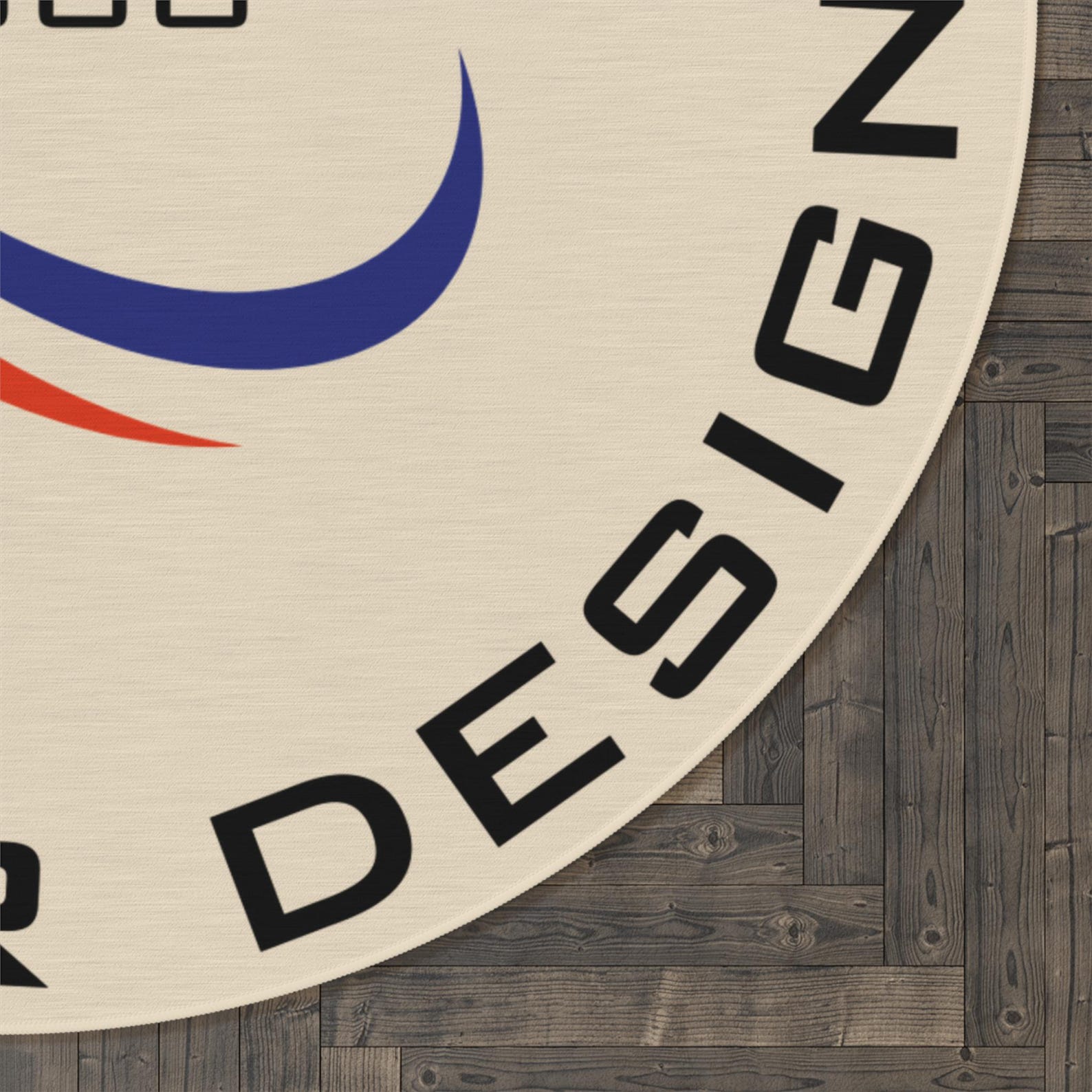 Custom Round Rug, Personalized Business Logo Round Rug, Custom Design ...