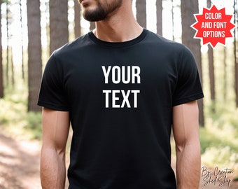 Personalized Shirt, Gift for Him, Shirt Design, Custom T Shirt, Custom Shirt, Custom Unisex Shirts, Custom Printing T-shirts, Tee Custom