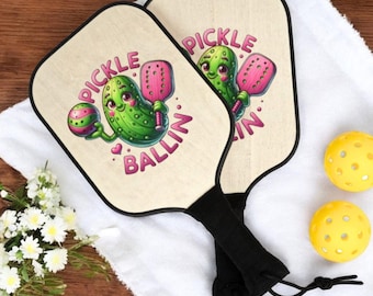 Divertente racchetta da pickleball, kit da pickleball, regali da pickleball per donne, regali da pickleball, racchetta da pickleball, regali divertenti per gli amanti del pickleball