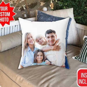 Custom Photo Pillow, Photo Pillow, Picture Pillow, Personalized Photo Pillow, Pillow With Picture, Personalized Pillow With Photo, Mom Gift