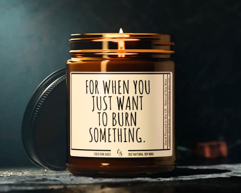 Funny Candle Gift for Friend, Christmas Gift for Friend, BFF Gift, Friend Birthday Gift, Friendsgiving Gift, Friendship is like this Candle image 1