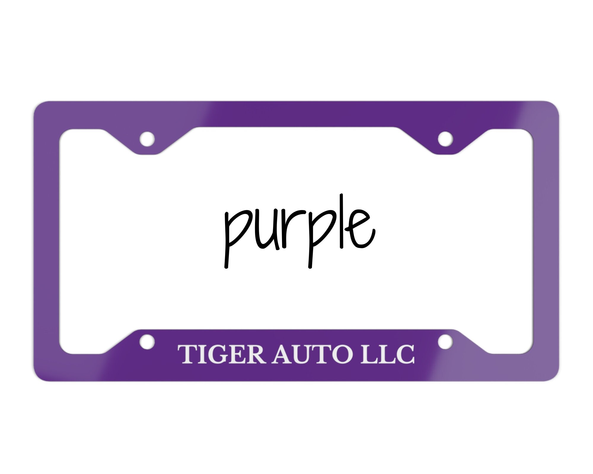Customized Heavy Duty License Plate Frame, Custom License Metal Frame