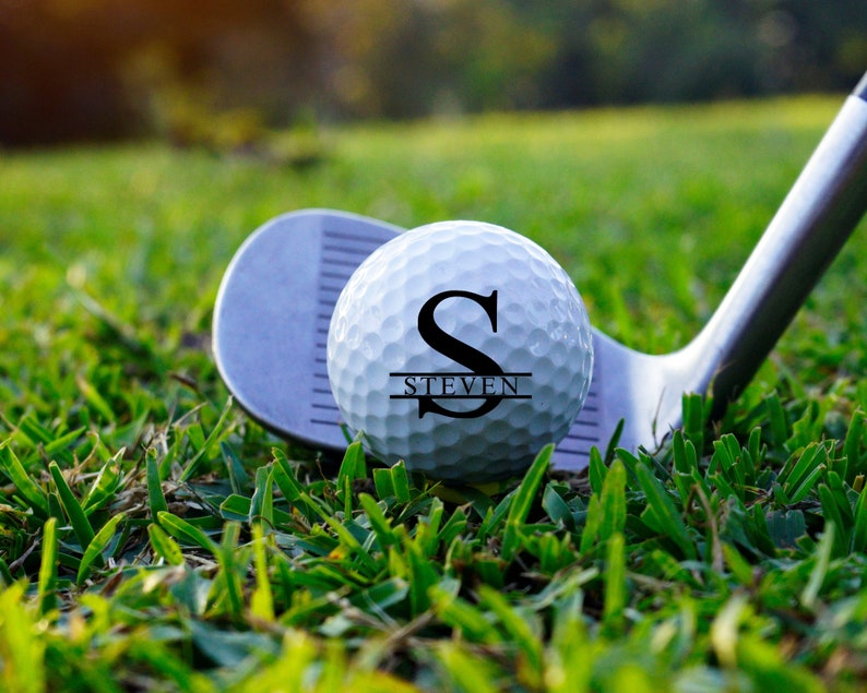 Custom Golf Balls,Personalized Gift for Dad,Groomsmen Gifts,Personalized Gift for Him,Golf Gifts,Fathers Day Gift, Guy Gifts, Boyfriend Gift image 2