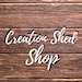CreationShedShop store logo