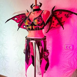 Succubus Kostüm für Damen - Dark Fantasy Halloween Cosplay