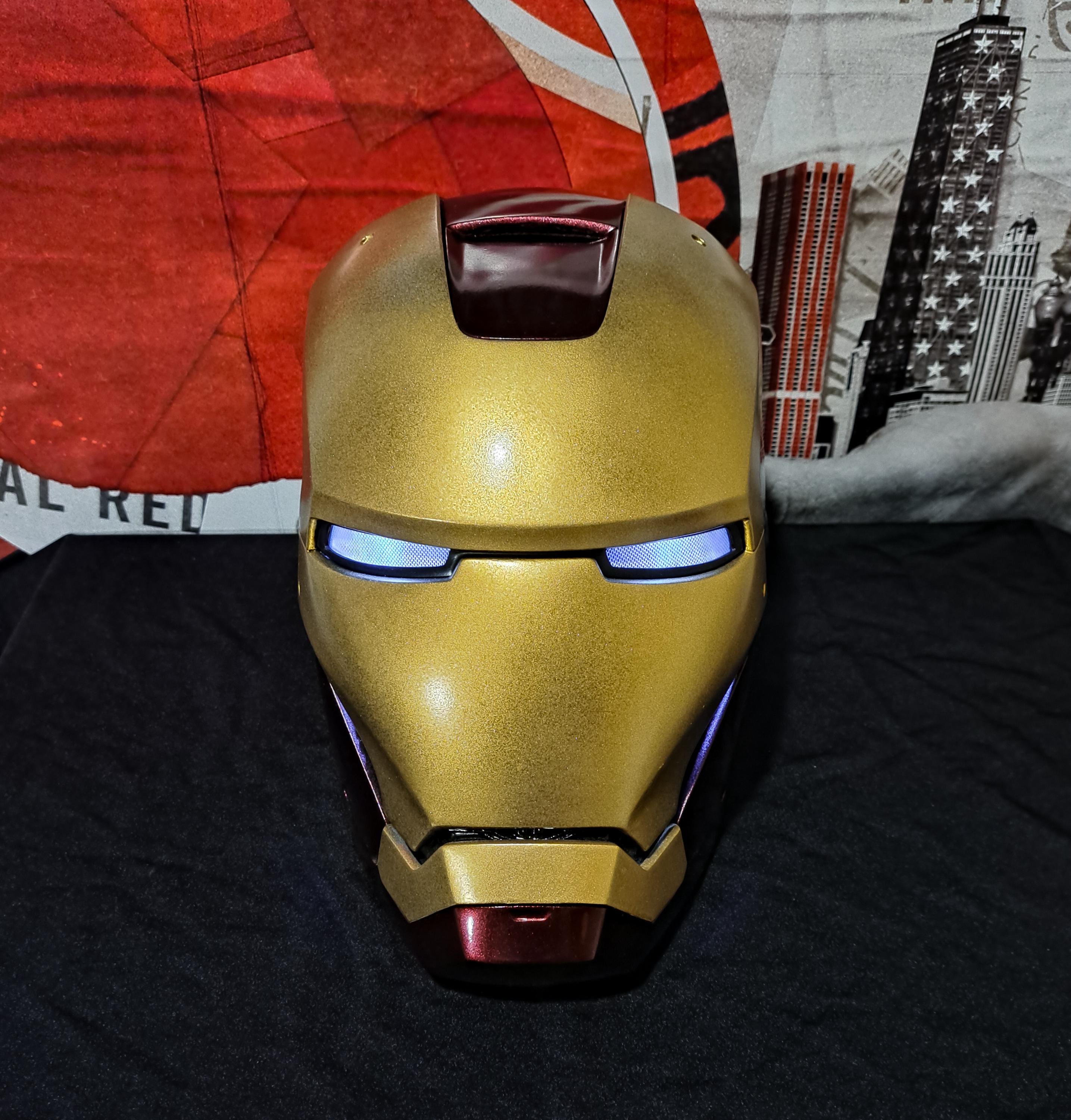 build an iron man helmet for cheap Spin Master 4D Marvel Infinity Saga 3D Puzzle Model Kit an engaging and multi Iron Man Helmet MK50
