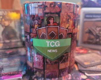 Taza con noticias de Indie TCG