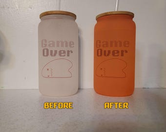 Taza que cambia de color Game Over