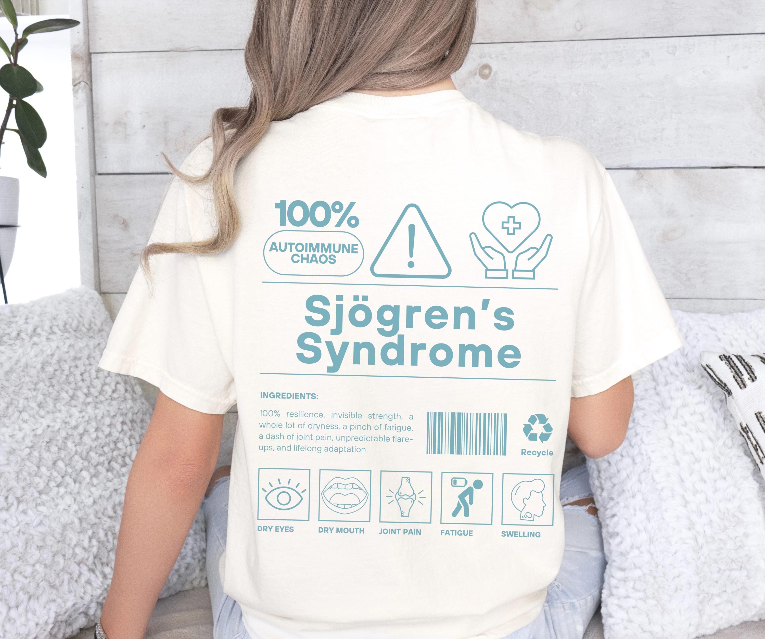 シェーグレン症候群Tシャツ、シェーグレン症候群啓発自己免疫疾患