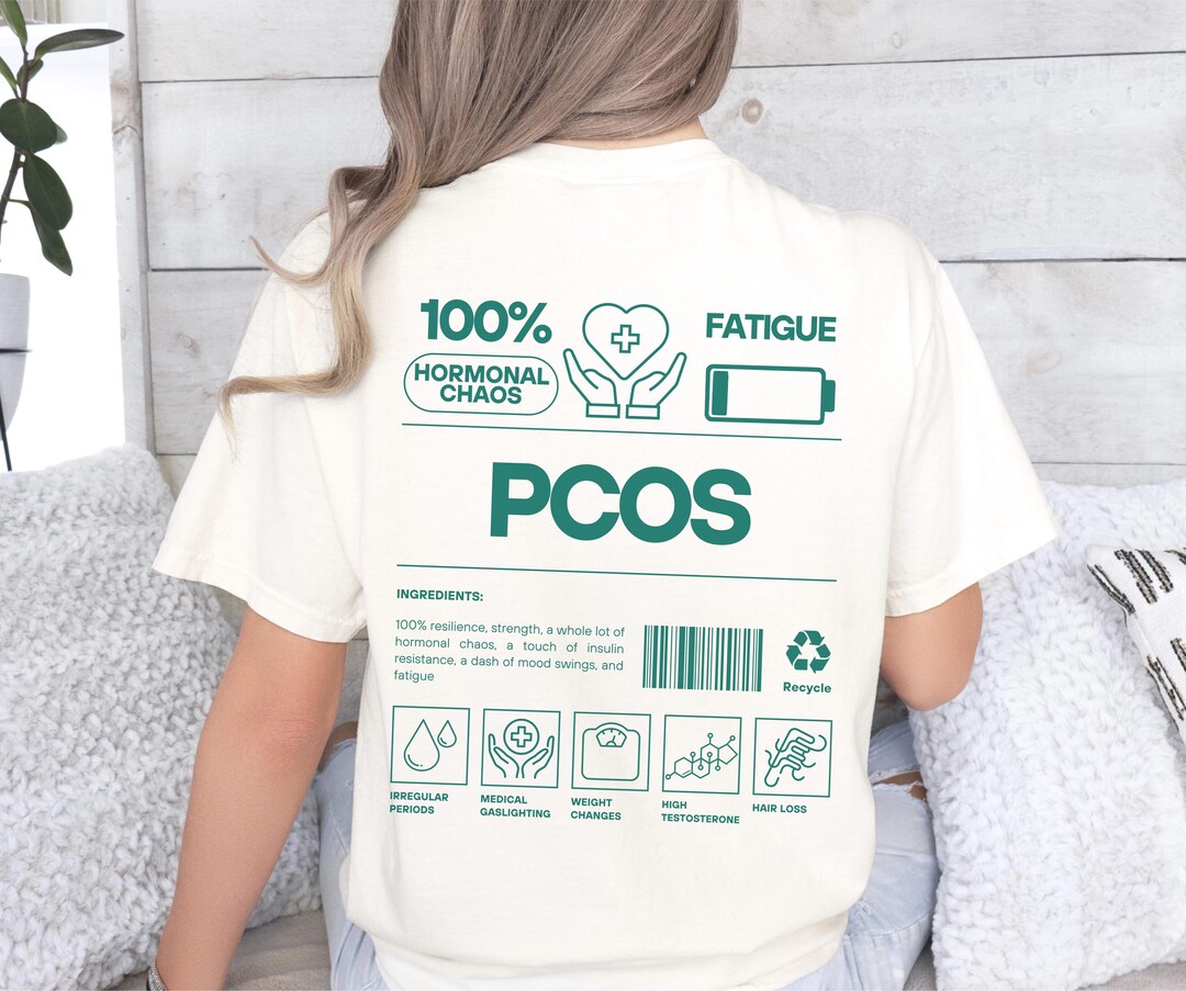 Pcos Awareness Kit PCOS Awareness Shirt PCOS Warrior Shirt Gift for Pcos Invisible ...