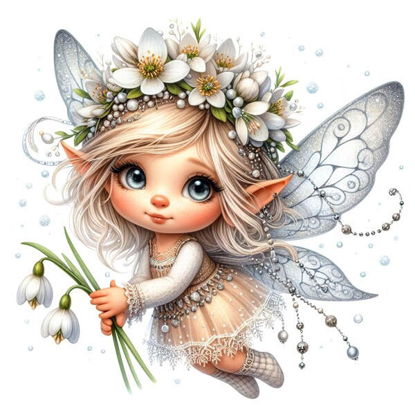 18 JPG Watercolor spring fairy clipart, Fairy printables, Valentines crafts, Valentines clipart, Fantasy clipart, Spring clipart
