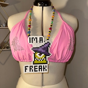 Cyclops Subtronics Kandi Perler Necklace
