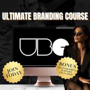 UBC Ultimate Branding Course MRR Digital Marketing Course Faceless Marketing Make Money Online Passive Income DFY Master Resell Rights