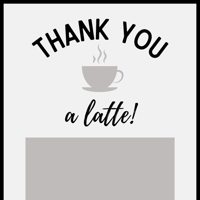 Thanks a Latte Etsy