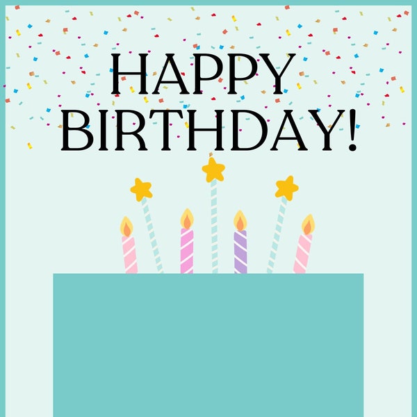 Happy Birthday Gift Tag | Birthday Gift Ideas | Tag for Gift Card | DIGITAL DOWNLOAD