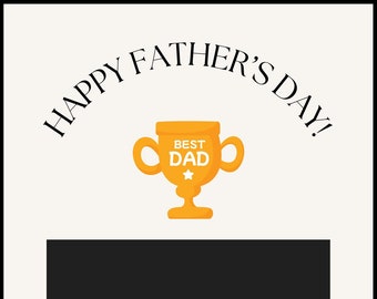 Happy Father's Day Gift Card Tag | Father's Day Gift Ideas | Tag for Gift Card | DIGITAL DOWNLOAD