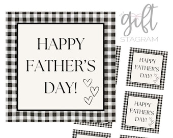 Happy Father's Day Gift Tag | DIGITAL DOWNLOAD | Printable Gift Tag | Father's Day Gift Ideas | 3x3" Tag