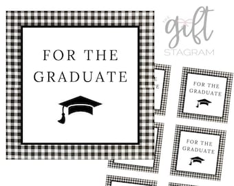 Happy Graduation Gift Tag | DIGITAL DOWNLOAD | Grad Gift Tag | Graduation Gift Ideas | 3x3" Tag