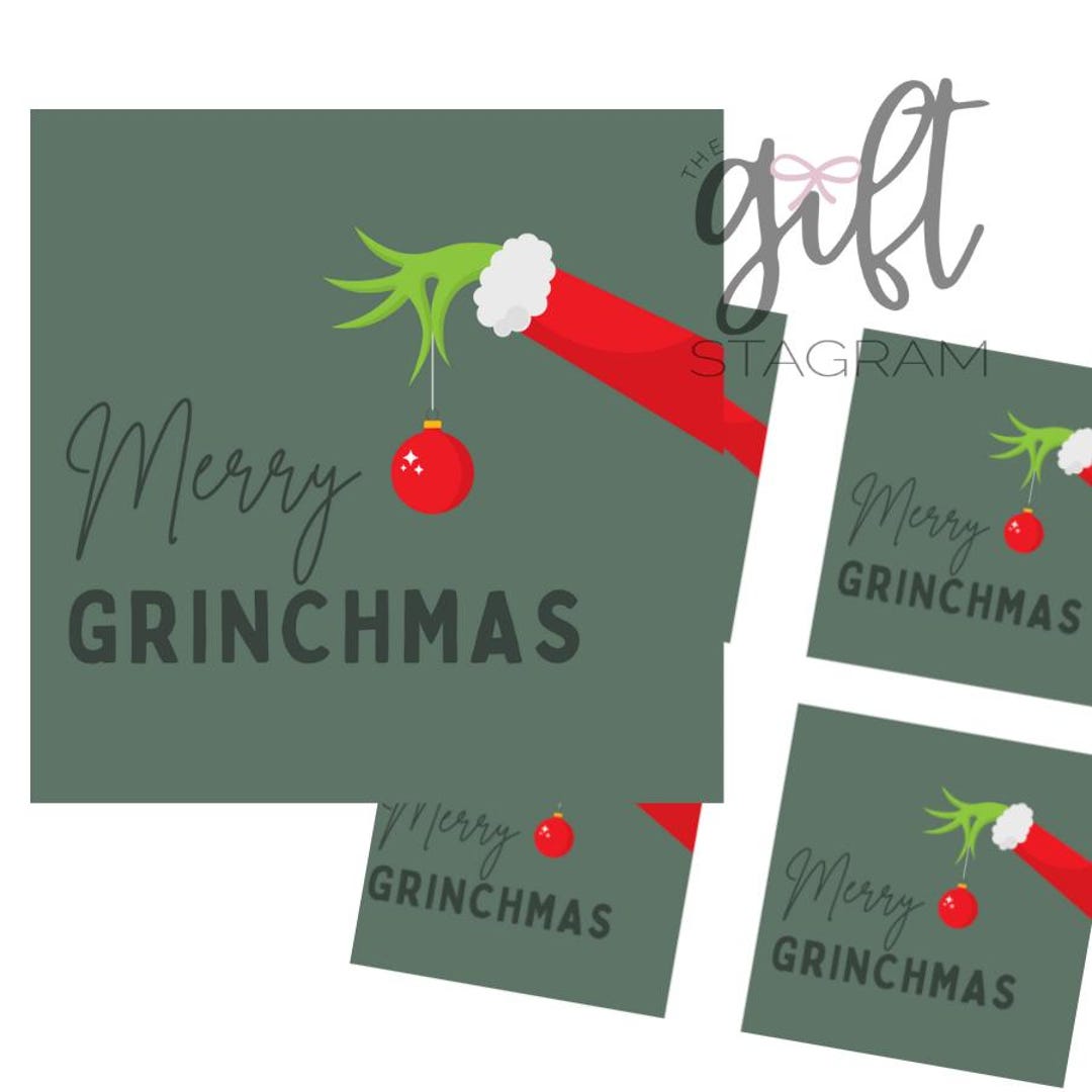 Merry Grinchmas Gift Tag | DIGITAL DOWNLOAD | Christmas Gift Tags ...