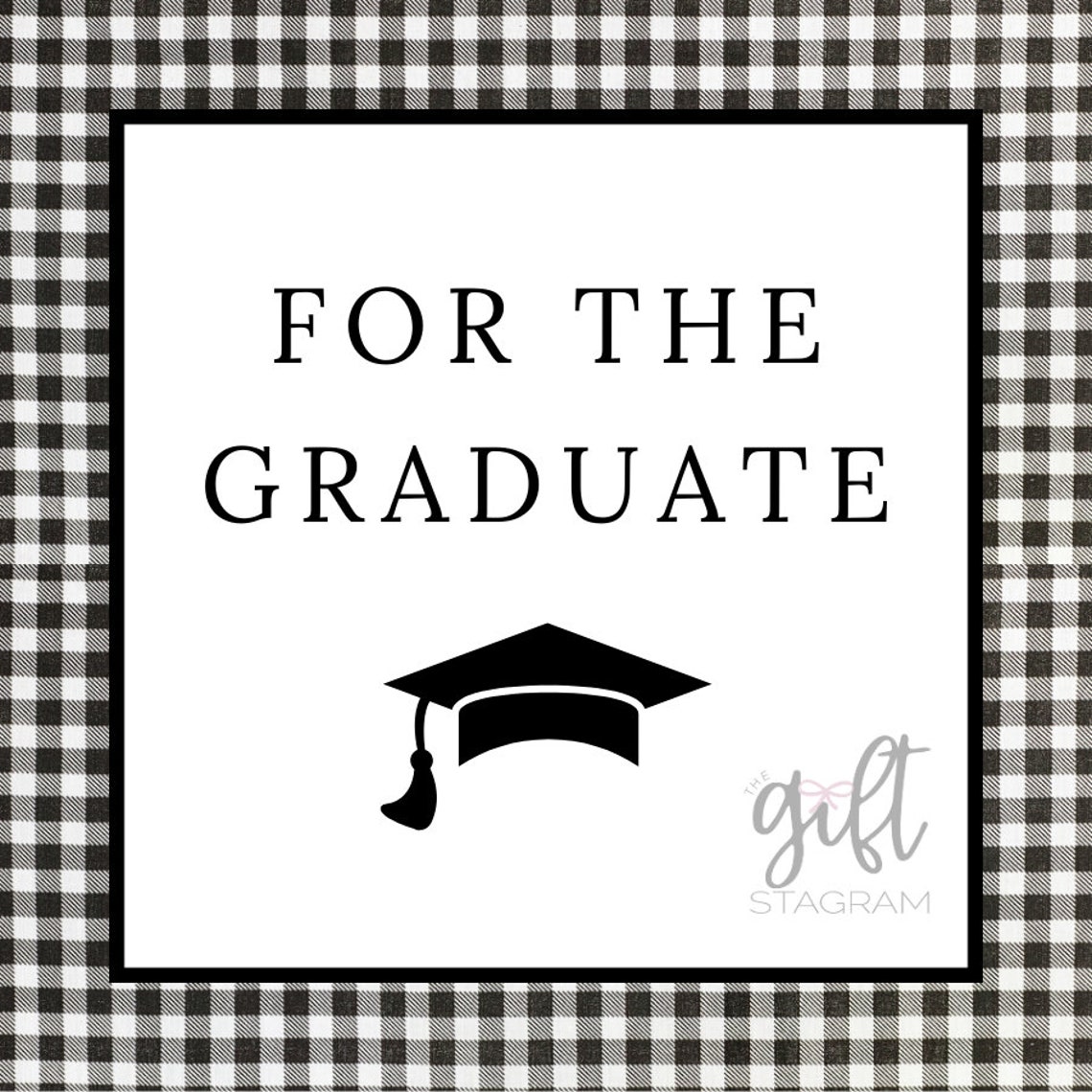 Happy Graduation Gift Tag | DIGITAL DOWNLOAD | Grad Gift Tag ...