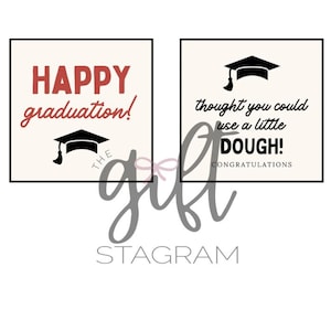 Gefeliciteerd met je afstuderen, ik dacht dat je wel wat deeg kon gebruiken! | DIGITALE DOWNLOAD | Bundel pizza-cadeaulabel | Manieren om geld cadeau te doen | Afstudeercadeau