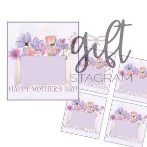 Happy Mother's Day! Gift Tag | Mother's Day Gift Card Tag | How To Gift A Giftcard | Mother's Day Printables | DIGITAL DOWNLOAD