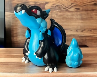 メガリザードンX/3Dプリント/手描き/ポケモン