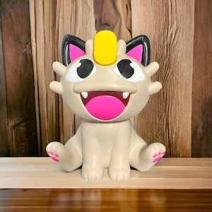 3D Printed & Hand Painted Meowth
