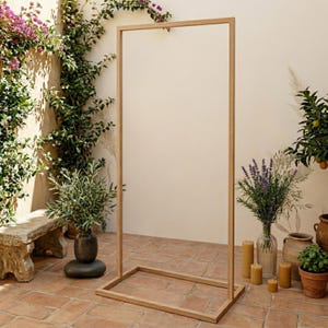 Houten bordstandaard draagbaar | Houder welkomstbord babyshower | Aangepast formaat achtergrondweergave | Eenvoudige montage rustieke schildersezel