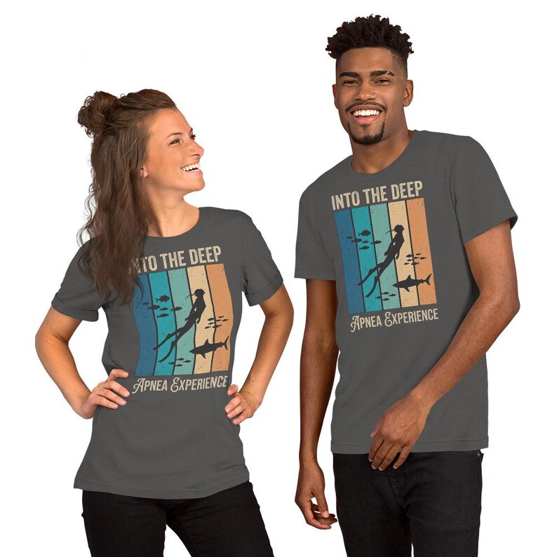 Naudic Into the deep Apnea / Freediving Experience Unisex-T-Shirt