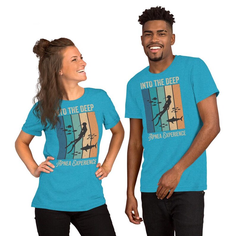 Naudic Into the deep Apnea / Freediving Experience Unisex-T-Shirt