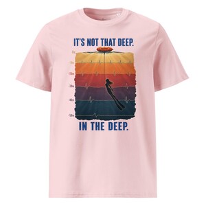 Fridyknings-T-shirt – Den är inte så djup | Ocean T-shirt | Ekologisk bomull 180 g/meter bild 15