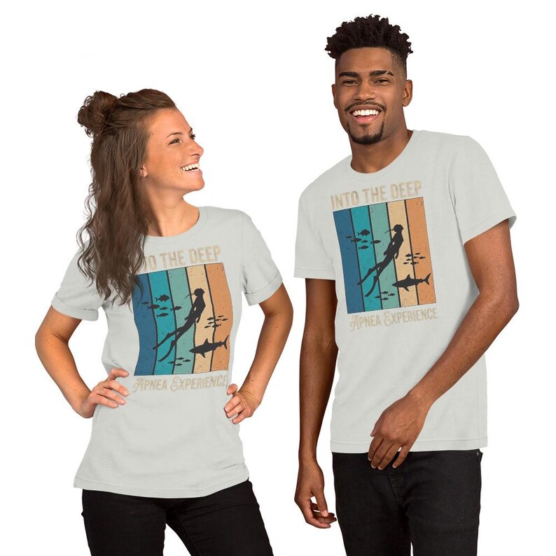 Naudic Into the deep Apnea / Freediving Experience Unisex-T-Shirt