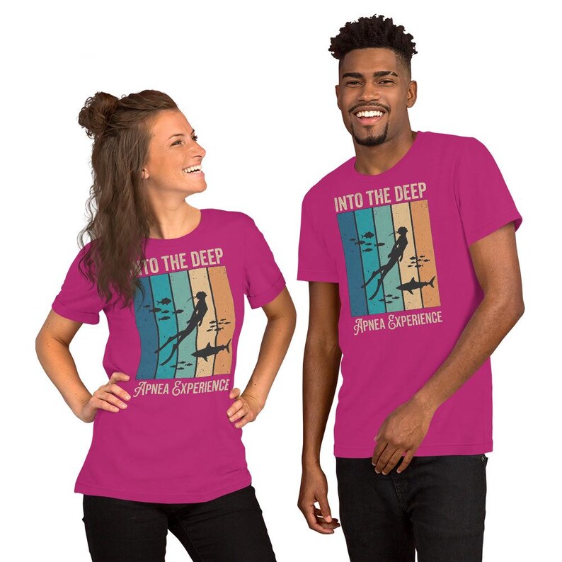 Naudic Into the deep Apnea / Freediving Experience Unisex-T-Shirt