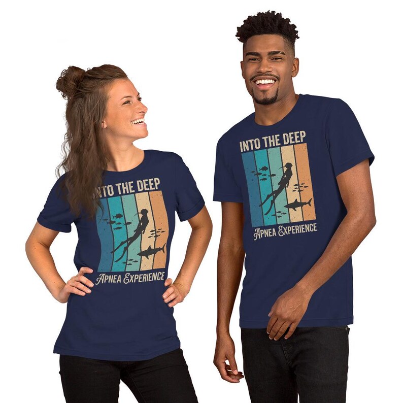 Naudic Into the deep Apnea / Freediving Experience Unisex-T-Shirt