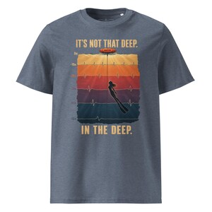 Freediving T-Shirt – It’s Not That Deep  -  Ocean T-Shirt - Organic cotton