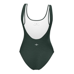 Current One Piece Swimsuit | Minimalist Ocean Swimwear | Recycled Women's Swimsuit | Coastal Bathing Suit | NAUTIVE