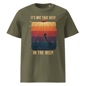 Freediving T-Shirt – It’s Not That Deep  -  Ocean T-Shirt - Organic cotton