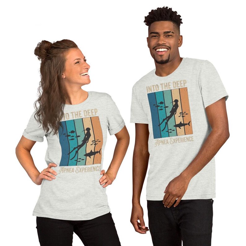 Naudic Into the deep Apnea / Freediving Experience Unisex-T-Shirt