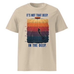 Fridyknings-T-shirt – Den är inte så djup | Ocean T-shirt | Ekologisk bomull 180 g/meter bild 16