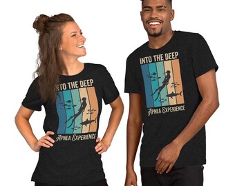 Camiseta unisex Naudic Into the deep Apnea / Freediving Experience