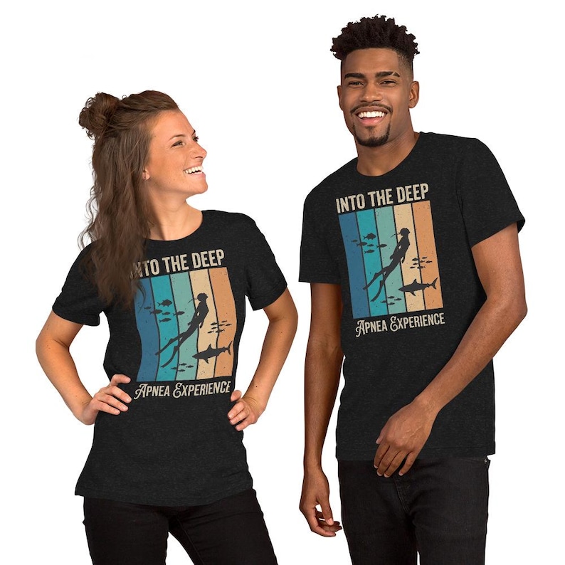 Naudic Into the deep Apnea / Freediving Experience Unisex-T-Shirt