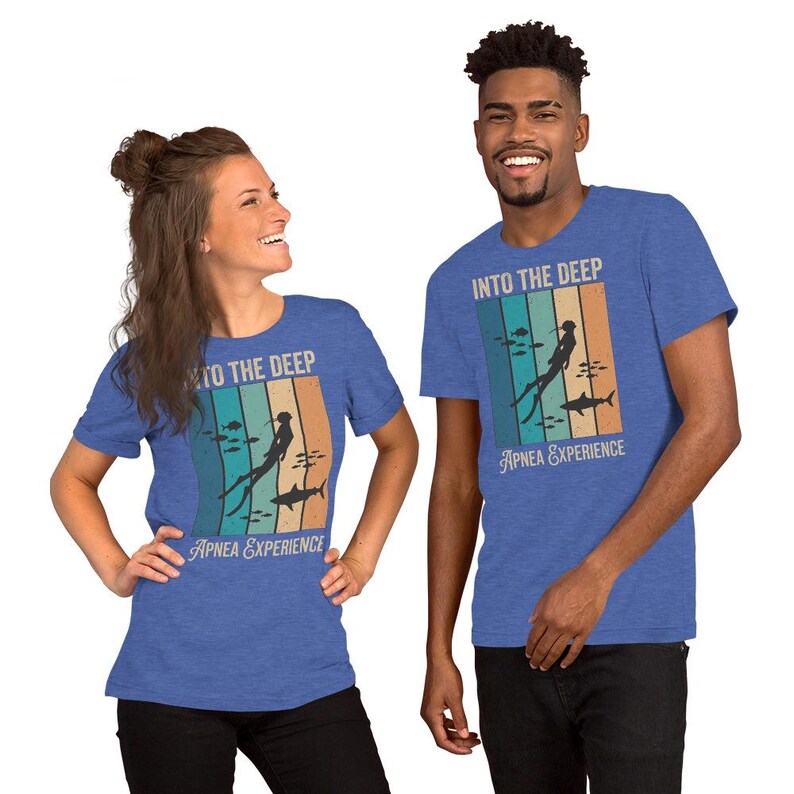 Naudic Into the deep Apnea / Freediving Experience Unisex-T-Shirt