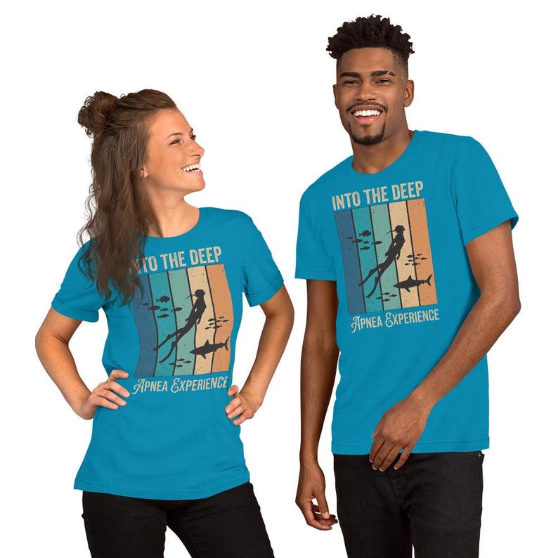 Naudic Into the deep Apnea / Freediving Experience Unisex-T-Shirt